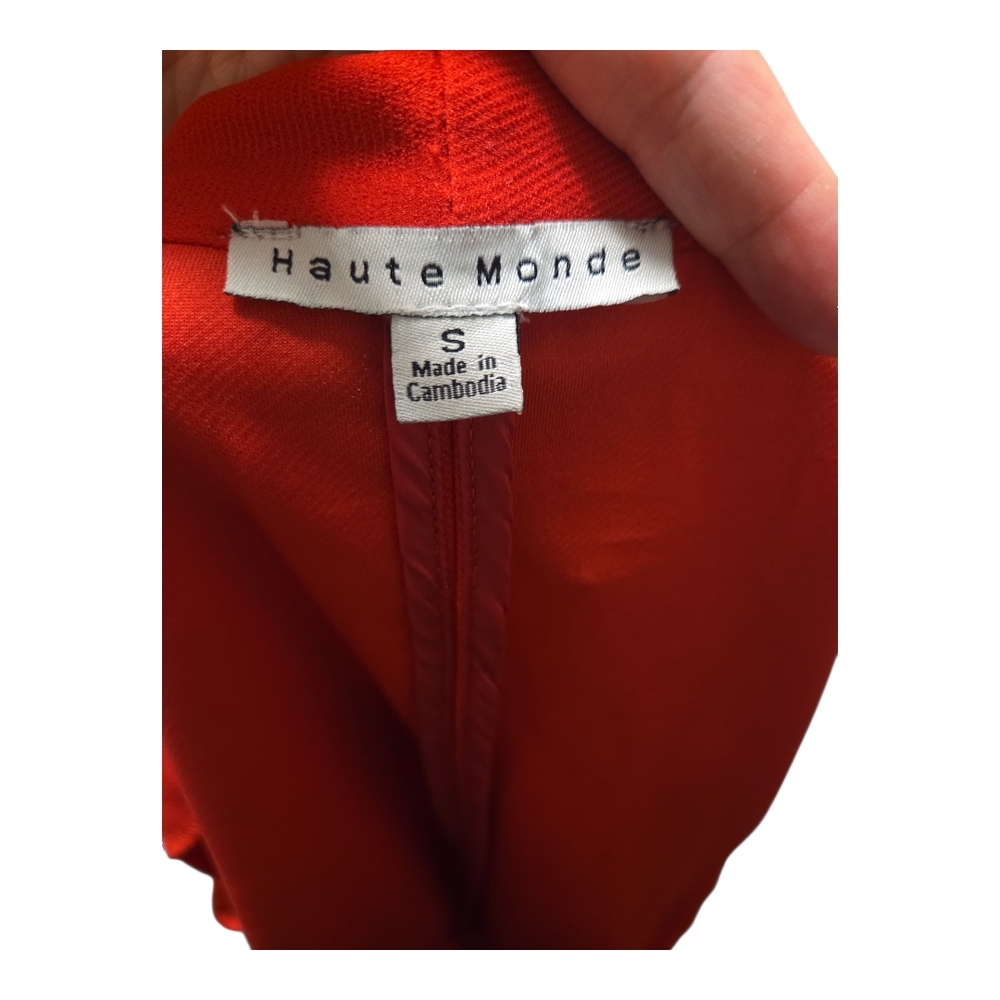 Haute Monde Vibrant Red Blazer - Picture 4 of 4